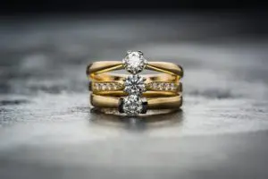 Gold and Diamond Ring