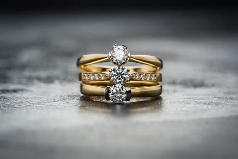 Gold and Diamond Ring