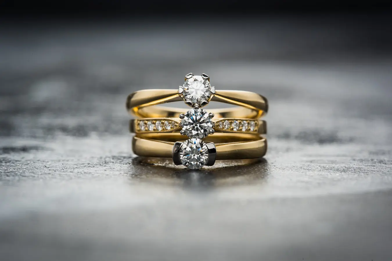 Gold and Diamond Ring