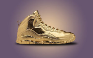 Solid Gold OVO x Air Jordan 10s